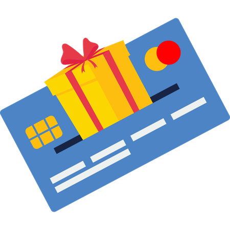 Money gift bonus reward as cashback  Illustration