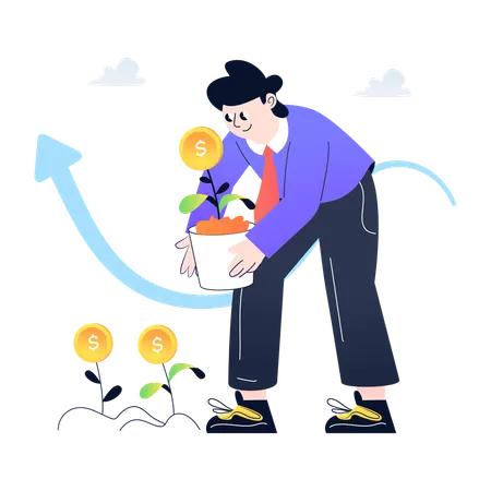 Money Growth  Illustration