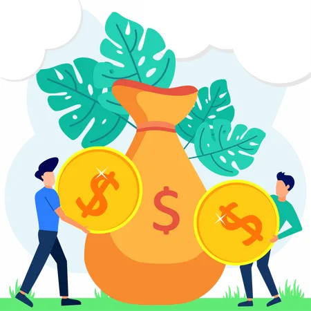 Money growth  Illustration