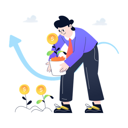 Money Growth  Illustration