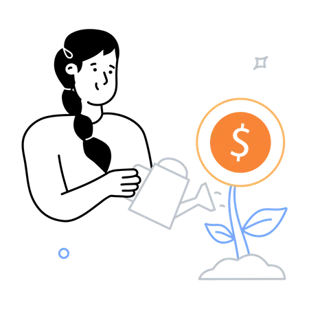 Money Growth  Illustration