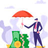 money insurance illustration free download