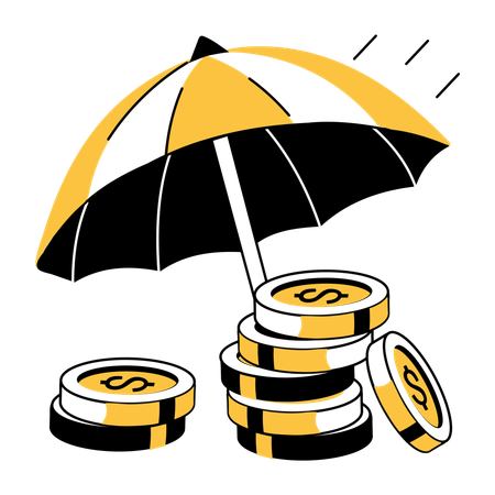 Money Insurance  Illustration