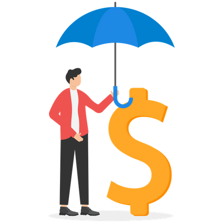 Money Insurance  Illustration