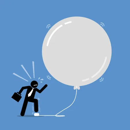 Money Investment Bubble  Illustration