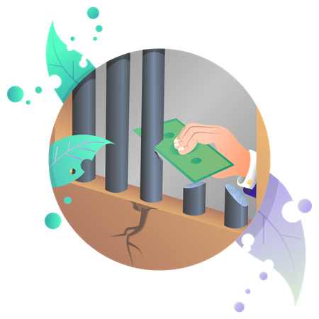 Money Laundering  Illustration