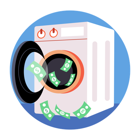 Money laundering  Illustration