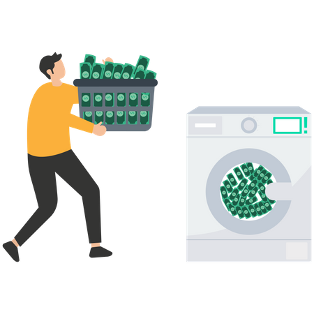 Money Laundering  Illustration