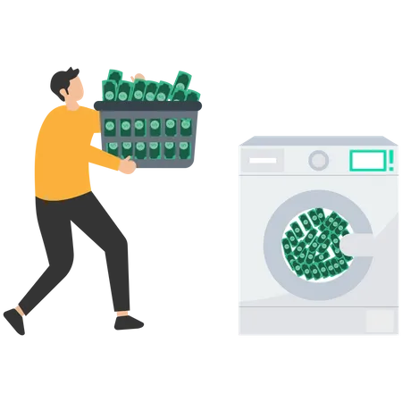 Money Laundering  Illustration