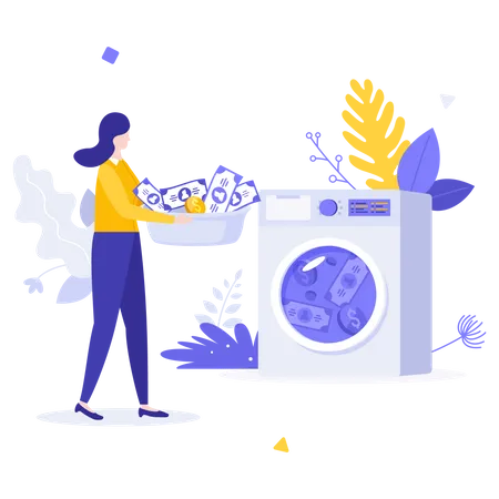 Money Laundering  Illustration