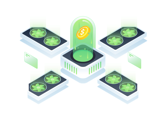 Money Machine Incubation  Illustration