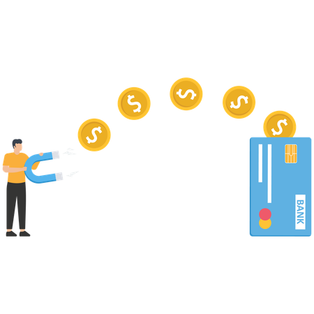 Money magnet  Illustration