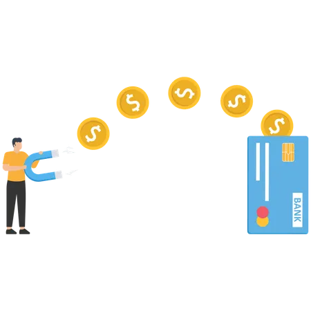 Money magnet  Illustration