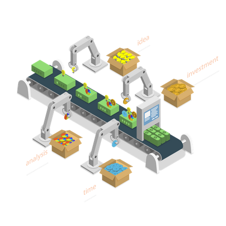 Money Making Strategy  Illustration