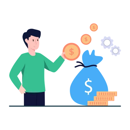 Money management  Illustration