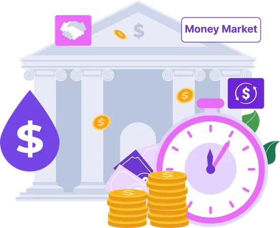 Money Market  Illustration