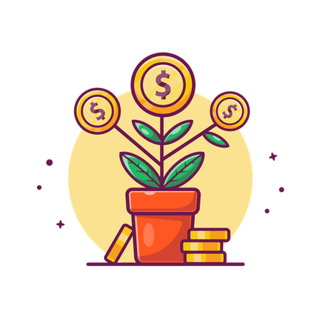 Money plant Illustration