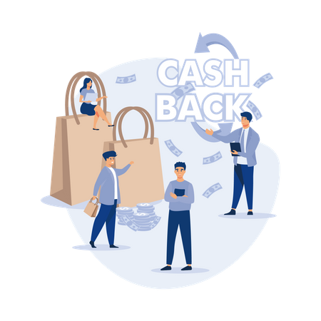 Money Refund  Illustration