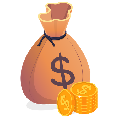 Money Sack  Illustration