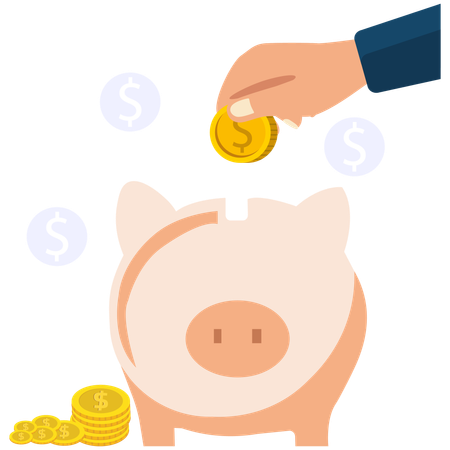 Money Saving  Illustration