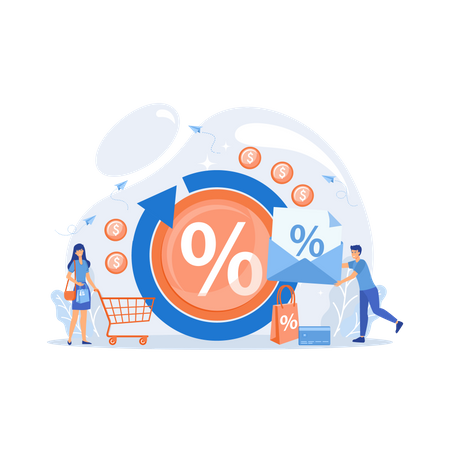 Money saving  Illustration