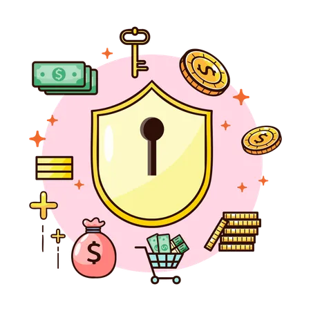 Money security  Illustration