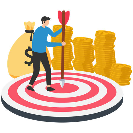 Money target  Illustration