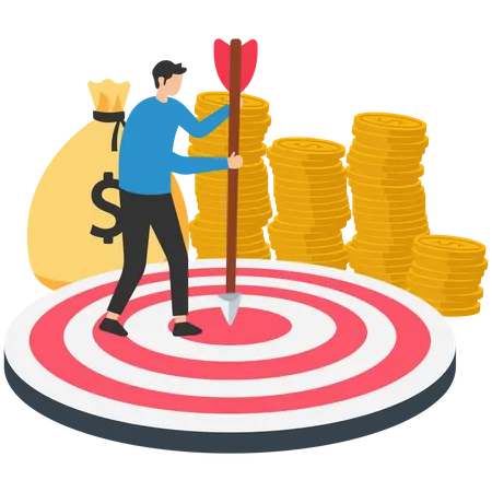 Money target  Illustration