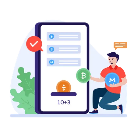 Money Transfer  Illustration