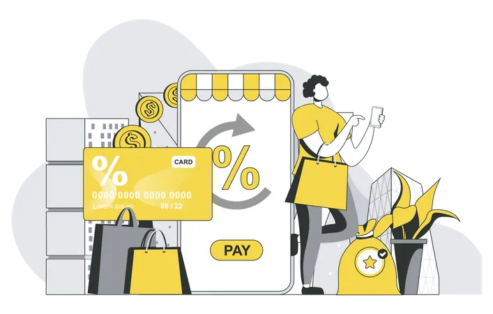 Money transfer  Illustration