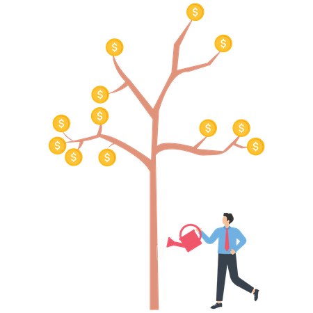 Money tree  Illustration