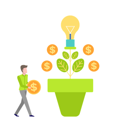 Money Tree  Illustration