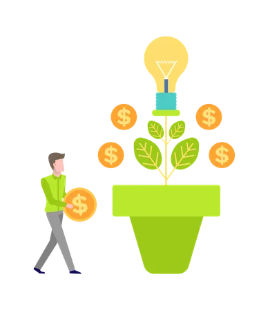 Money Tree  Illustration