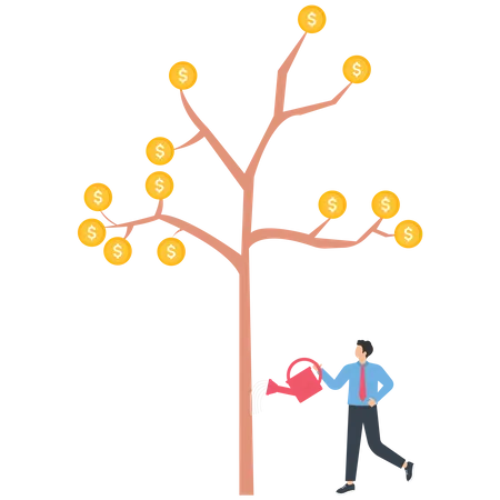 Money tree  Illustration