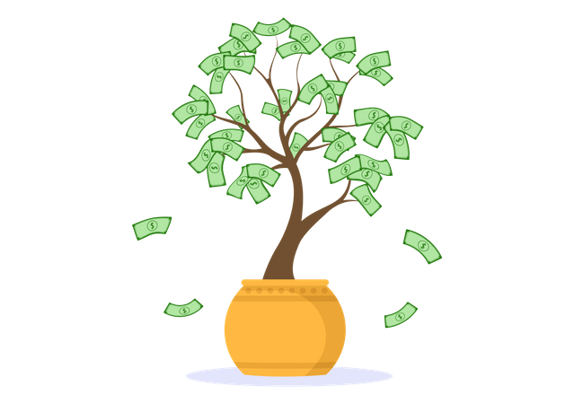 Money Tree  Illustration