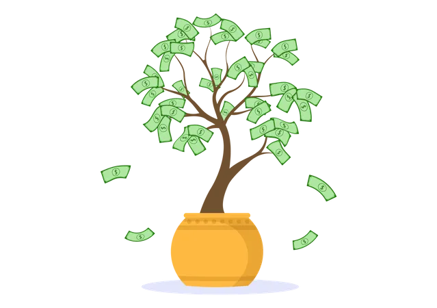 Money Tree  Illustration