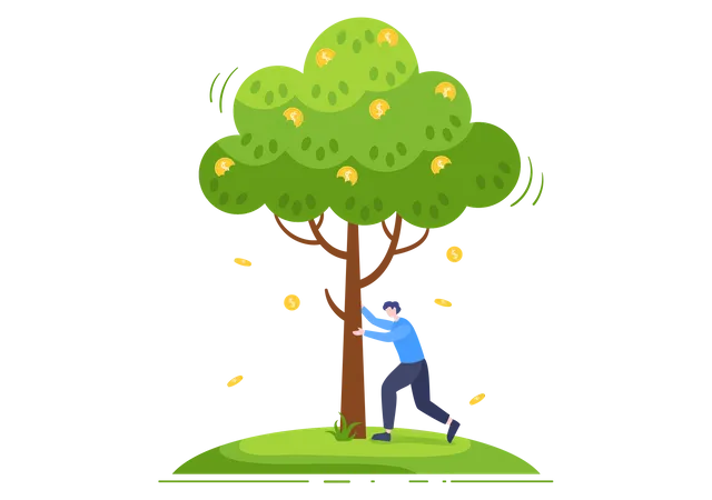 Money Tree  Illustration