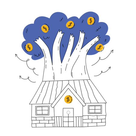 Money Tree  Illustration