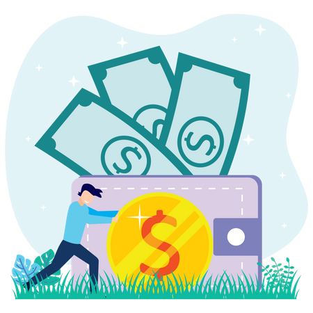 Money Wallet  Illustration