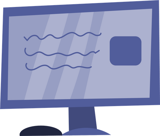 Monitor de computador  Ilustração