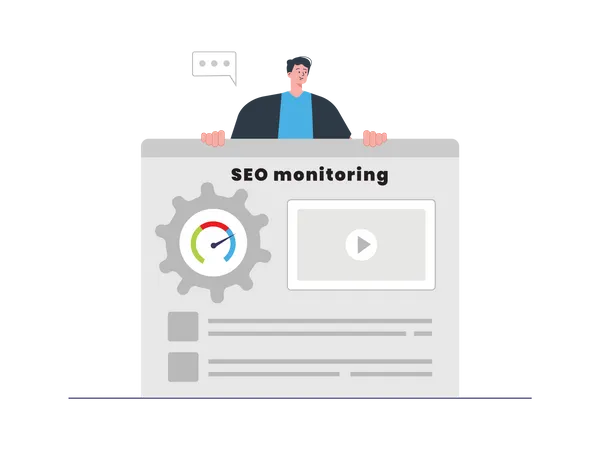 Monitoramento de SEO  Illustration