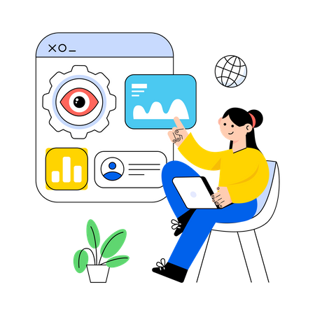 Monitoramento de SEO  Illustration