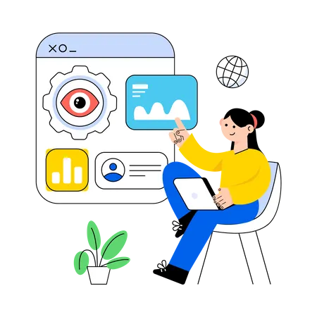 Monitoramento de SEO  Illustration