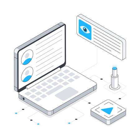 Monitoreo de medios  Ilustración