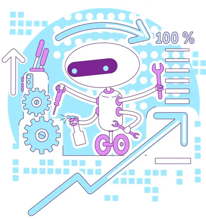 Monitoring bot  Illustration