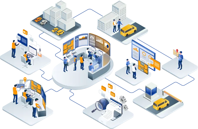 Monitoring radar for drivers online  Illustration