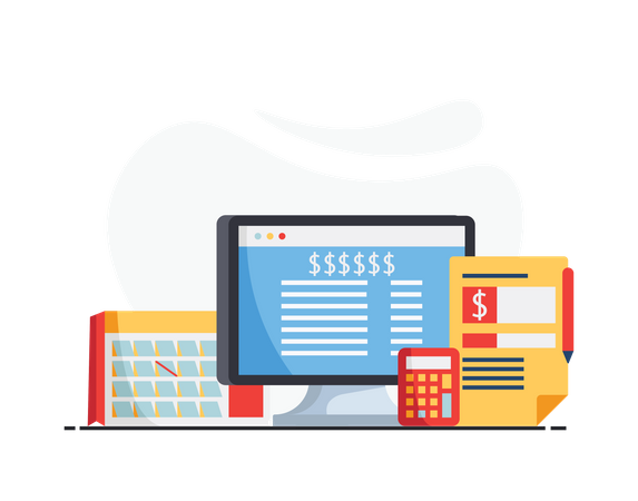 Monitoring taxes  Illustration