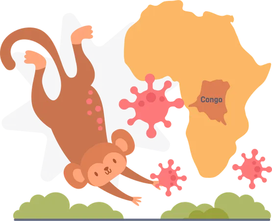 Monkeypox Outbreak  Ilustração