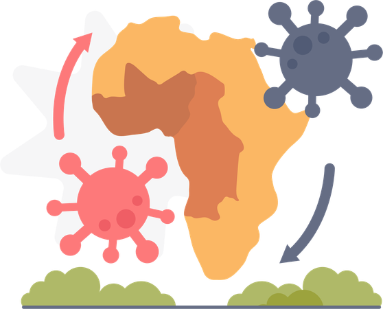 Monkeypox Outbreak  Illustration