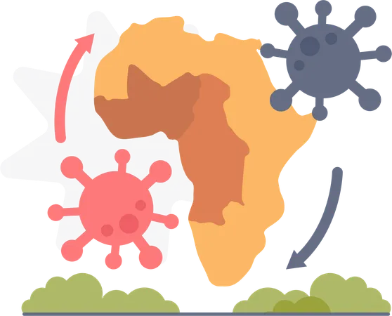 Monkeypox Outbreak  Illustration